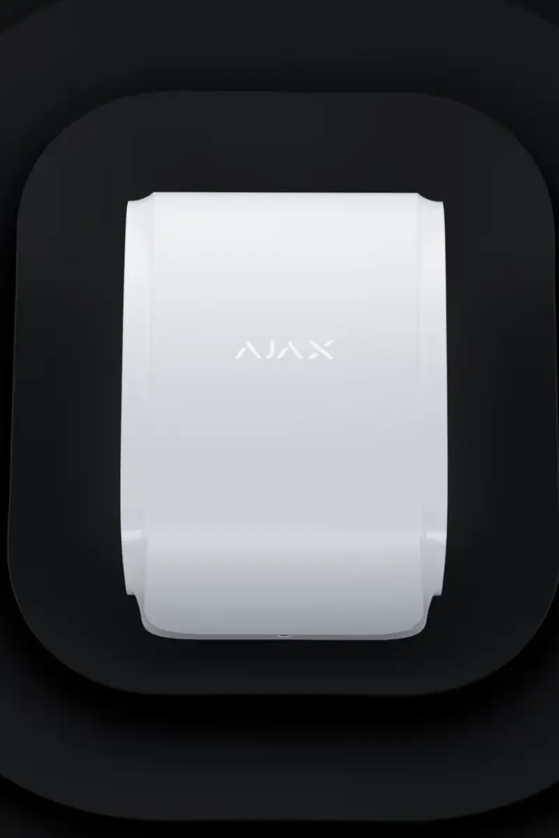 Ajax DualCurtain Outdoor détection précise avec capteurs PIR
