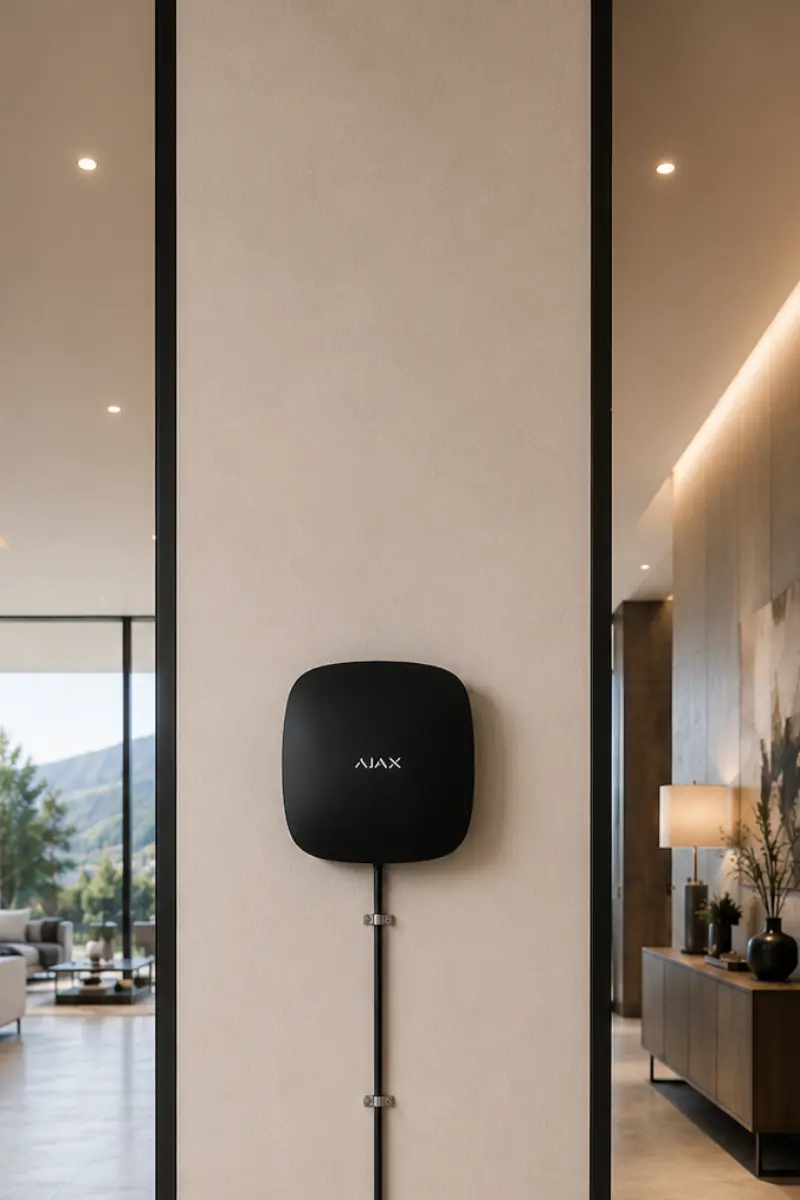 Ajax Hub 2 Plus pour grande maison villa et locaux professionnels