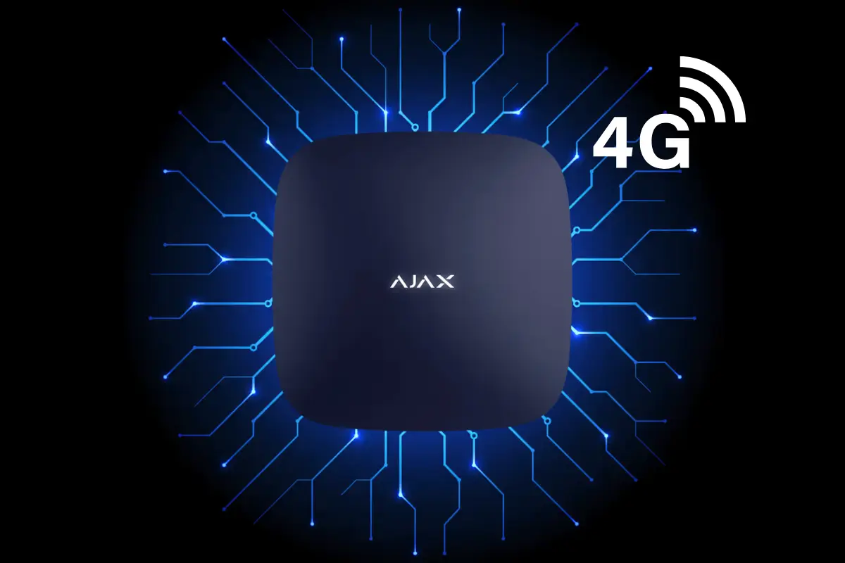 Ajax Hub 2 avec transmission 4G