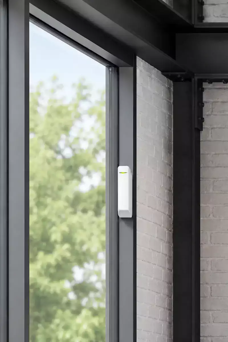 Angle de détection Ajax MotionProtect Curtain Jeweller jusqu’à 15 mètres