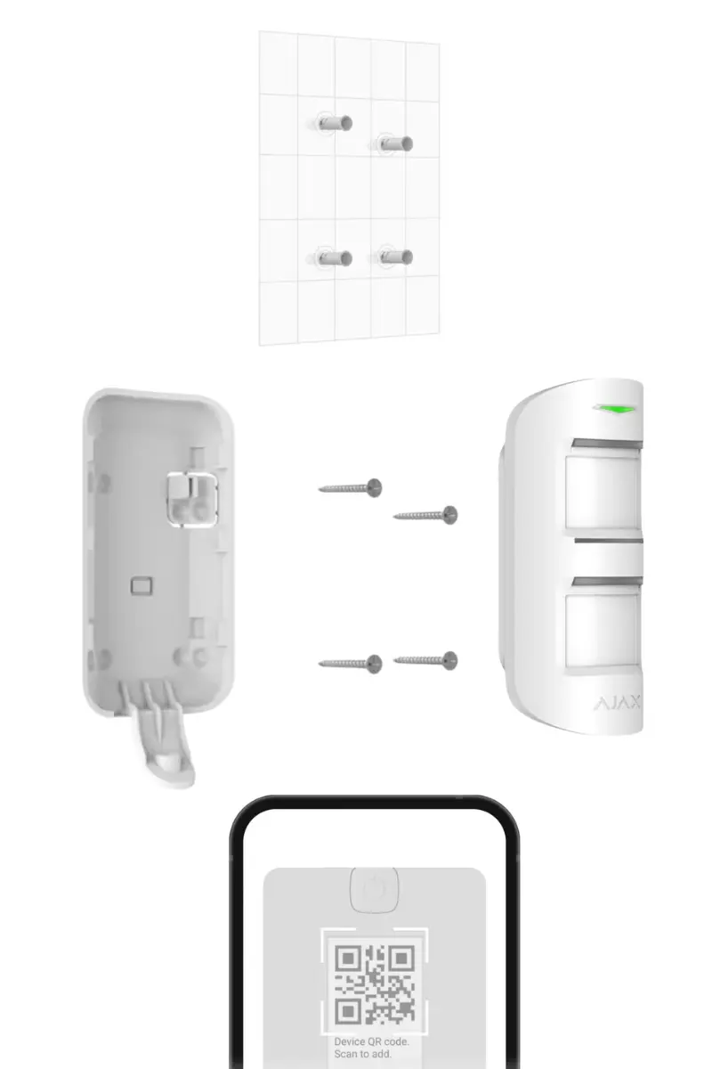 Installation Ajax MotionProtect Outdoor avec SmartBracket