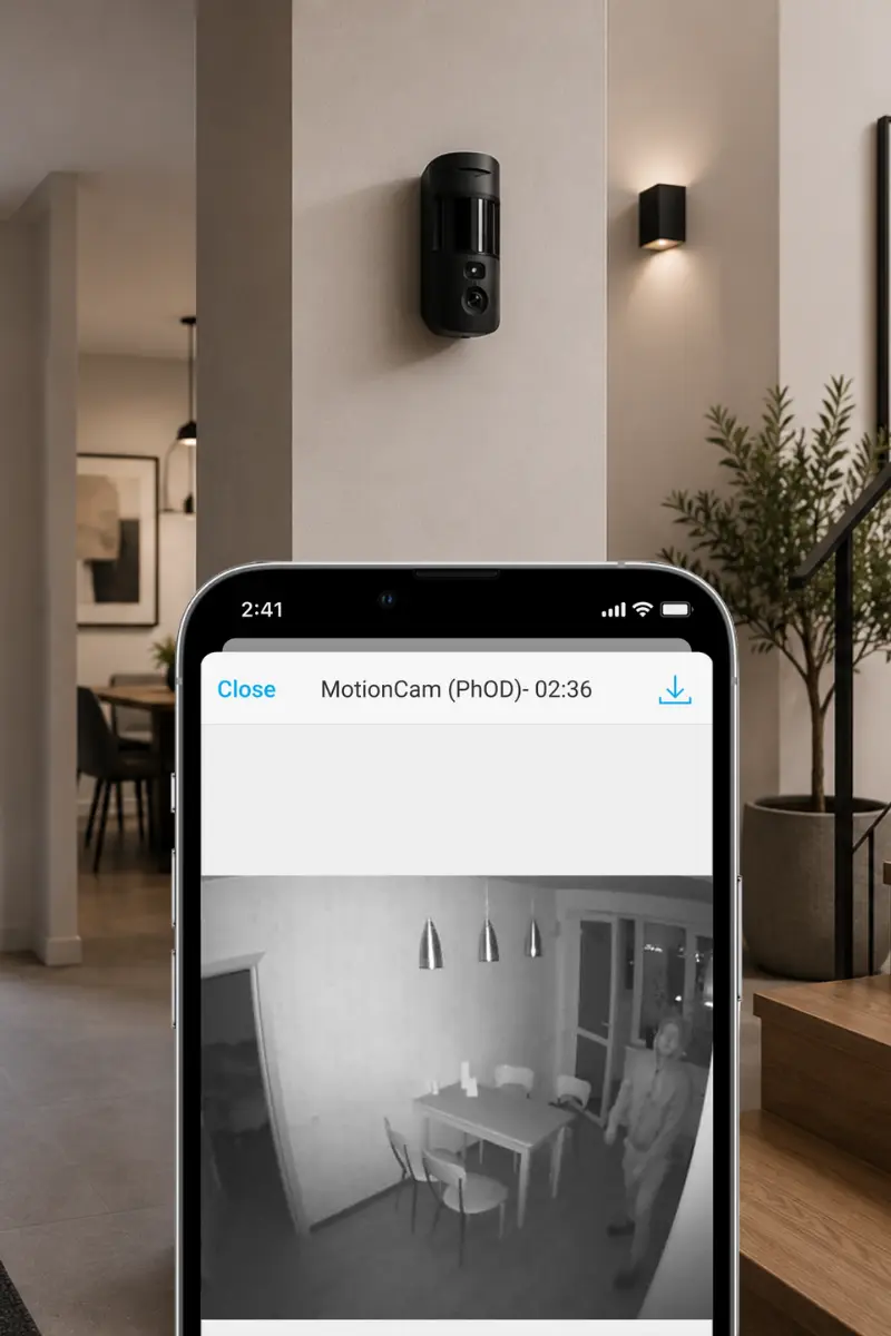 Technologie HDR Ajax MotionCam PhOD pour améliorer la qualité photo