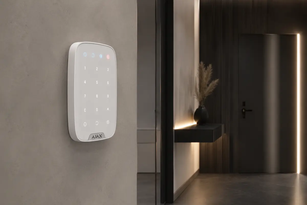 clavier tactile sans fil ajax keypad jeweller