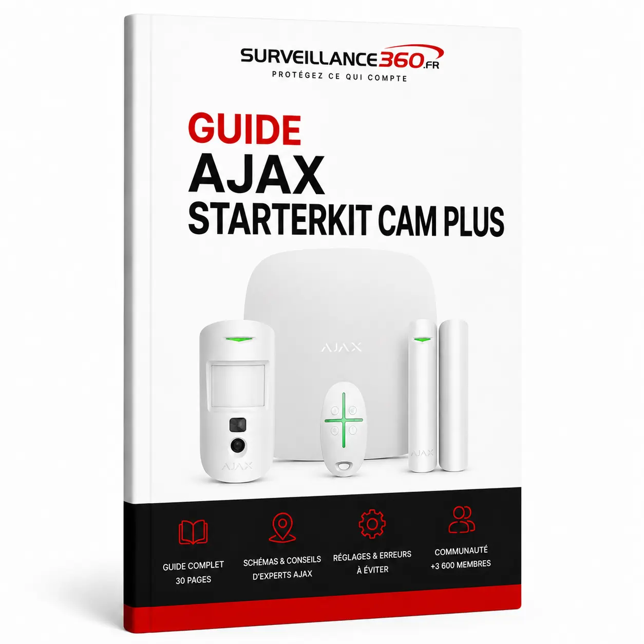 Guide d'installation StarterKit Cam Plus Ajax Surveillance360