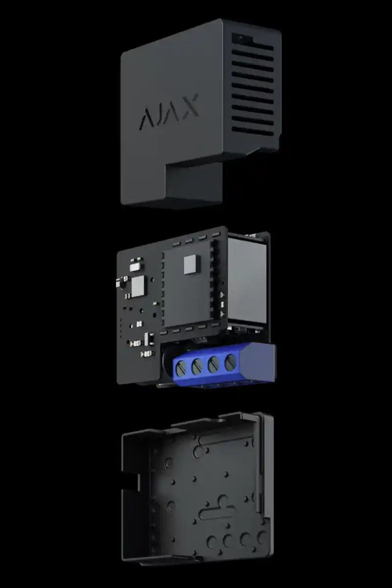Protection électrique intégrée du relais Ajax WallSwitch