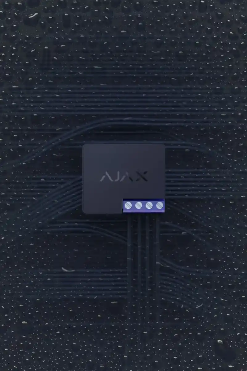Coupure automatique de l'arrivée d'eau par le relais Ajax WallSwitch